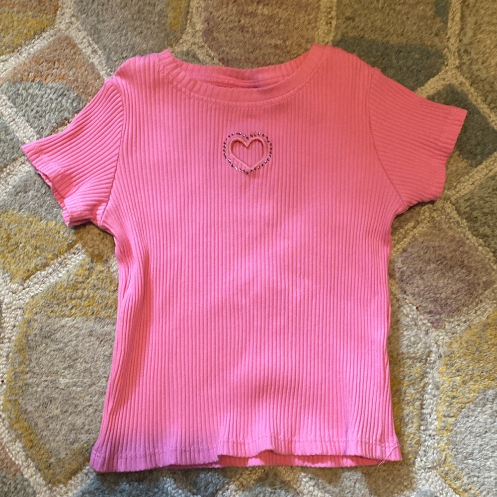 Zara - heart cutout tee